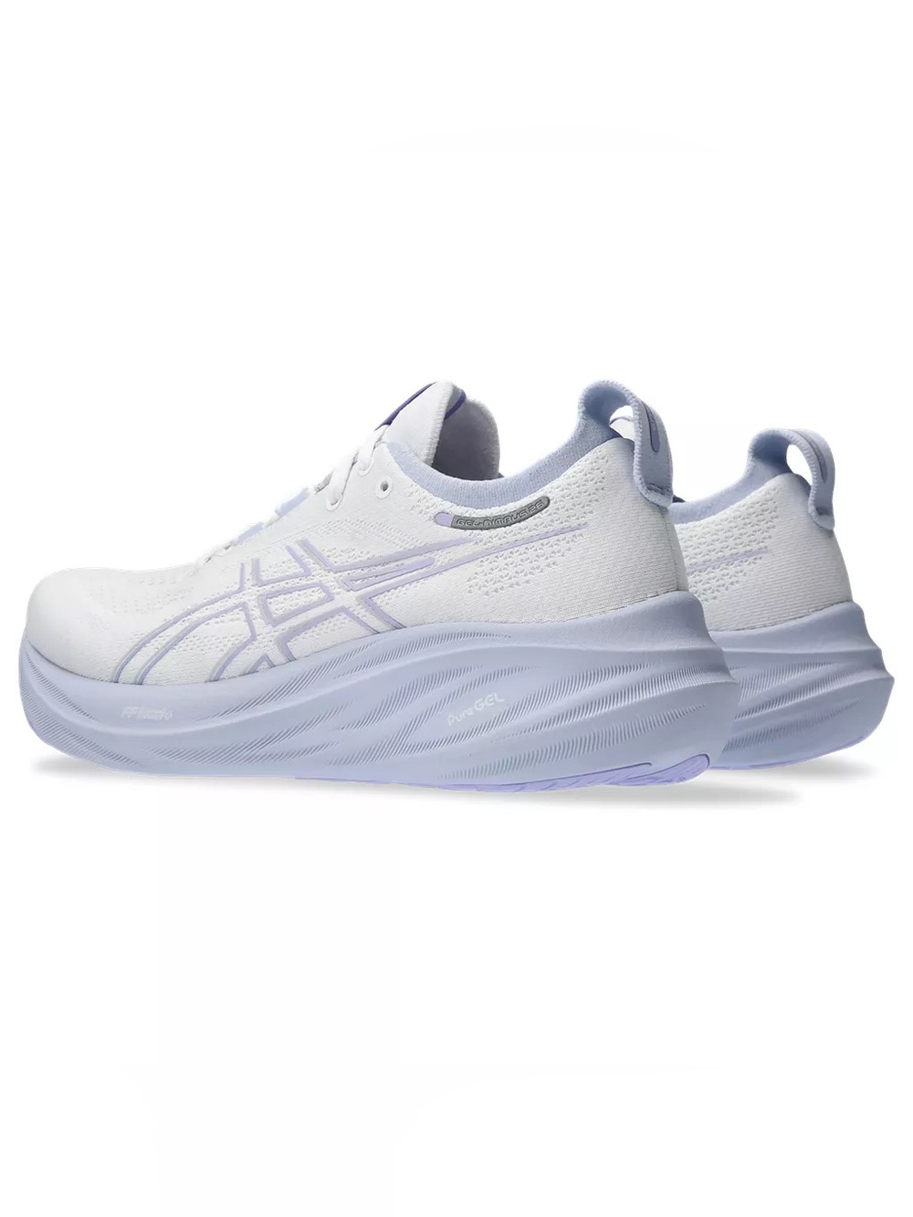 ASICS Gel Nimbus 26 Running Shoes Women 7.5 Platform White/Fresh Air - Picture 2 of 13